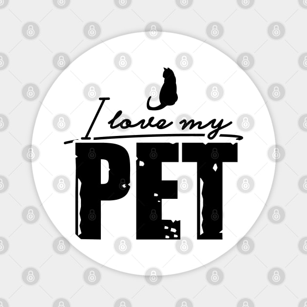 Cat Pets Pet Dog Animal Magnet by dr3shirts